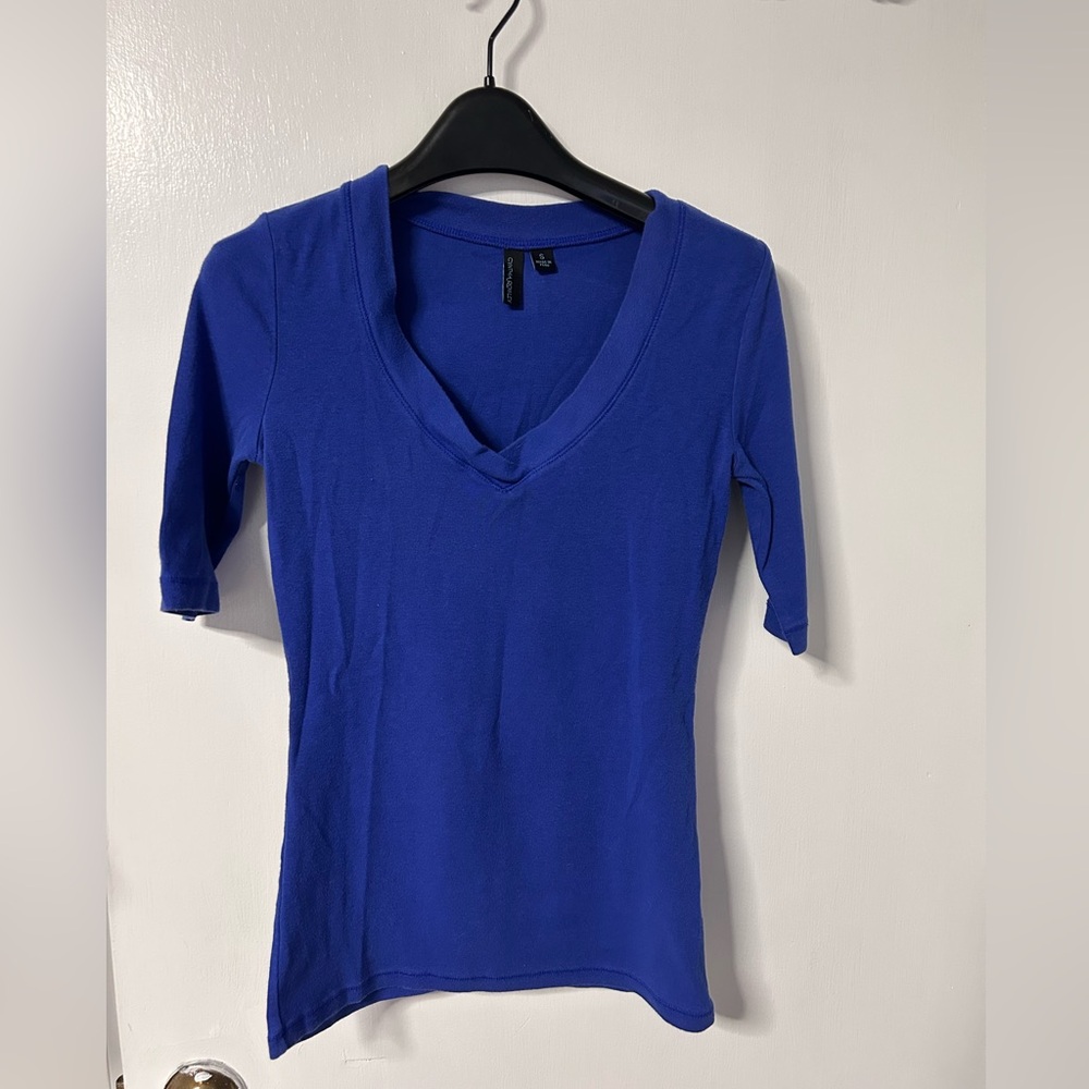 Cynthia Rowley Blue top SZ S
